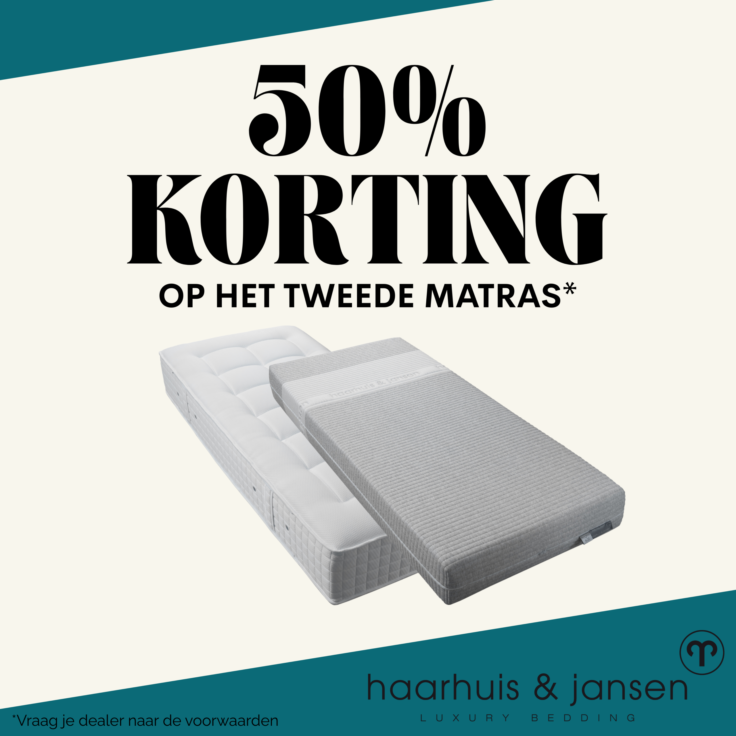 HJ actie 2e matras -50% (2)